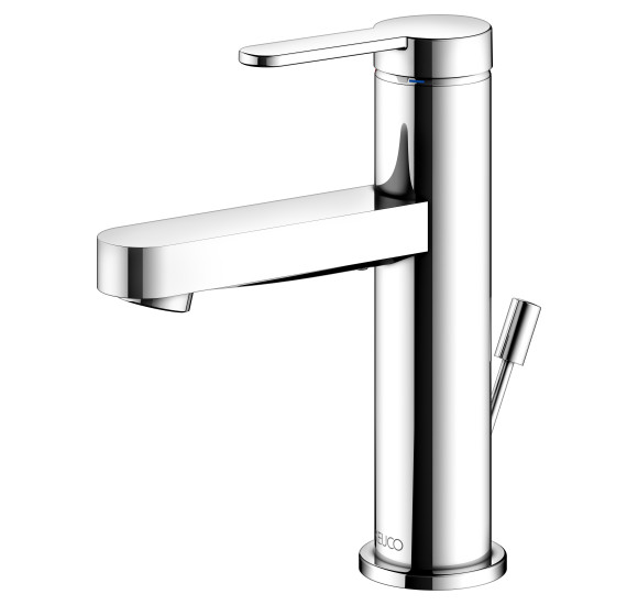 Keuco IXMO Flat 100 praustuvo maišytuvas  su dugno vožtuvu (pasirenkamos spalvos)