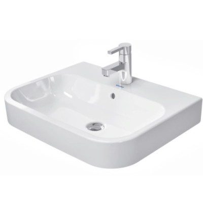 Duravit Happy D.2 pusiau įleidžiamas praustuvas 600x460
