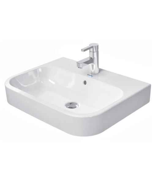 Duravit Happy D.2 pusiau įleidžiamas praustuvas 600x460