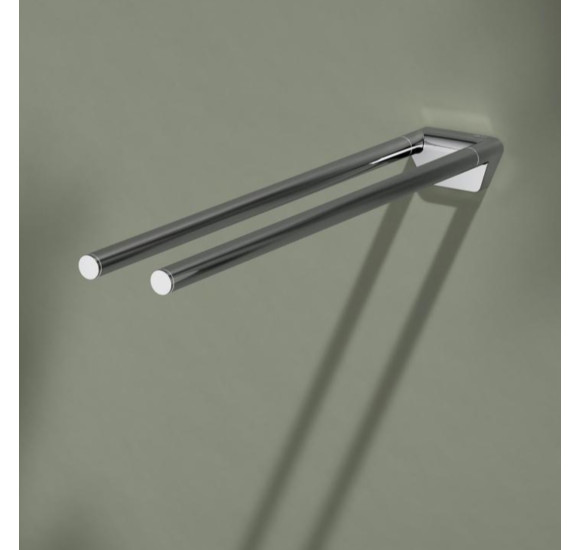 Keuco Reva dvigubas rankšluosčių laikiklis (pasirenkamos spalvos)