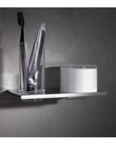 Keuco Edition 400 stiklinės ir losjono dozatoriaus komplektas (pasirenkamos spalvos)