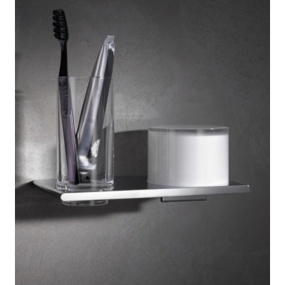 Keuco Edition 400 stiklinės ir losjono dozatoriaus komplektas (pasirenkamos spalvos)