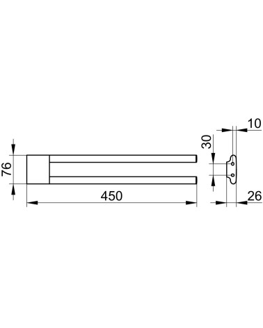 Keuco Edition 400 rankšluosčių laikiklis (pasirenkamos spalvos)