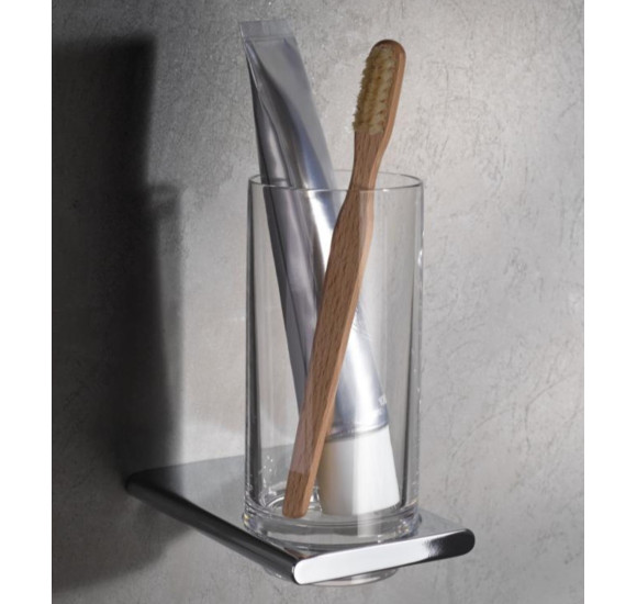 Keuco Edition 400 stiklinės laikiklis su stikline (pasirenkamos spalvos)