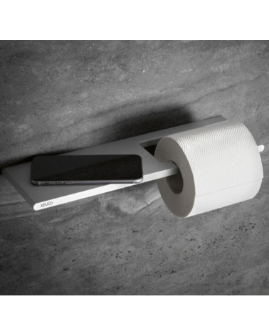 Keuco Edition 400 wc popieriaus laikiklis su lentynėle