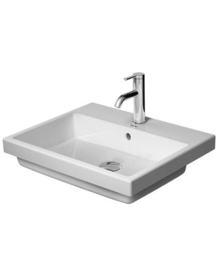 Duravit Vero Air įleidžiamas praustuvas su anga maišytuvui 550x455mm