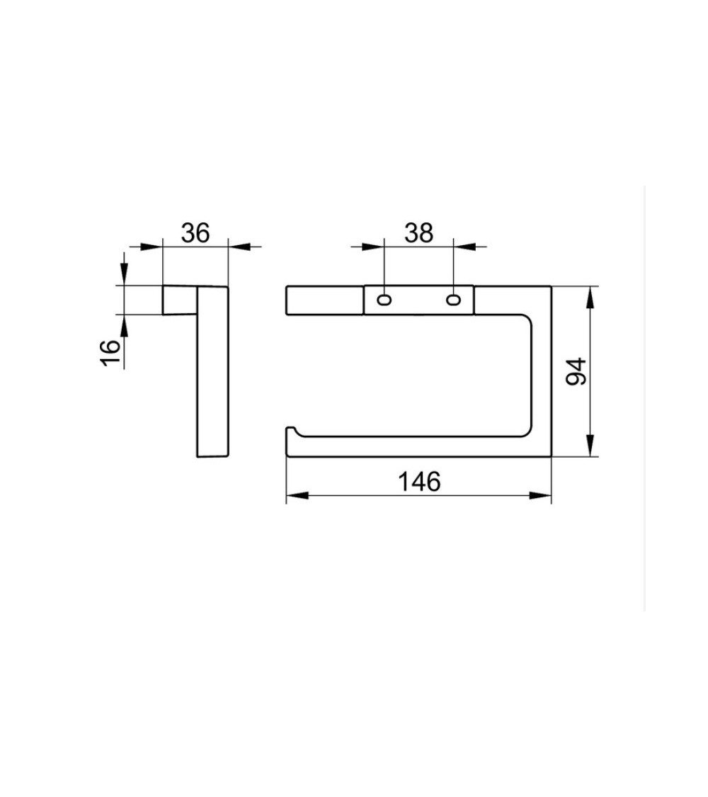 Keuco Edition 11 wc popieriaus laikiklis (pasirenkamos spalvos)