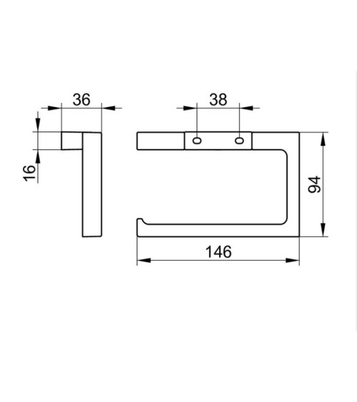 Keuco Edition 11 wc popieriaus laikiklis (pasirenkamos spalvos)