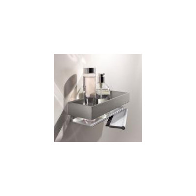 Keuco Edition 11 dušo lentynėlė su integruotu stiklų valytuvu (pasirenkamos spalvos)