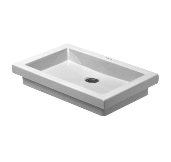 Duravit 2nd floor įleidžiamas praustuvas 580x415mm