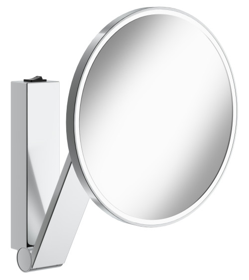 Keuco iLook-move kosmetinis apvalus veidrodis su pašvietimu