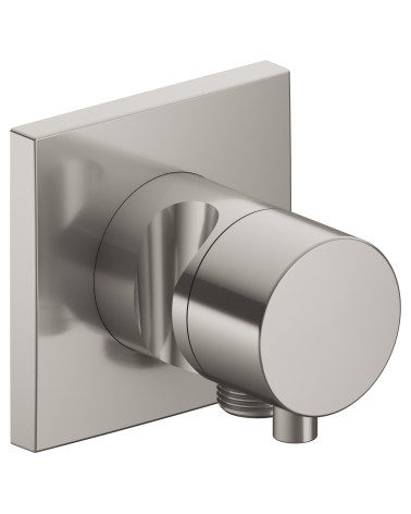 Keuco IXMO 3-jų krypčių ir stop diverteris su rankinio dušelio laikikliu ir išvadu (kvadratinė apdaila)