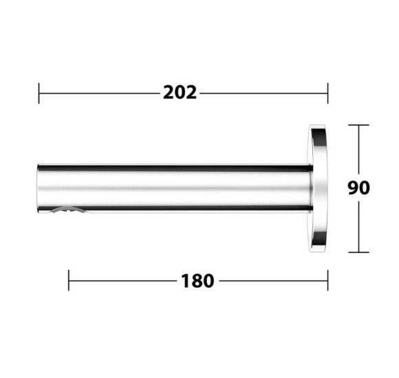 Keuco Edition 400 vonios snapas potinkinei sistemai, 202mm (pasirinkite spalvą)