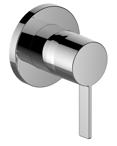 Keuco IXMO potinkinis dušo maišytuvas, apvali apdaila, pasirinkite spalvą
