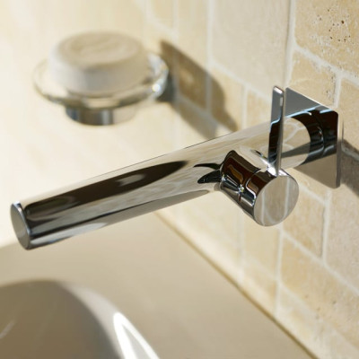 Keuco IXMO sieninis praustuvo maišytuvas (219mm), kvadratinė apdaila