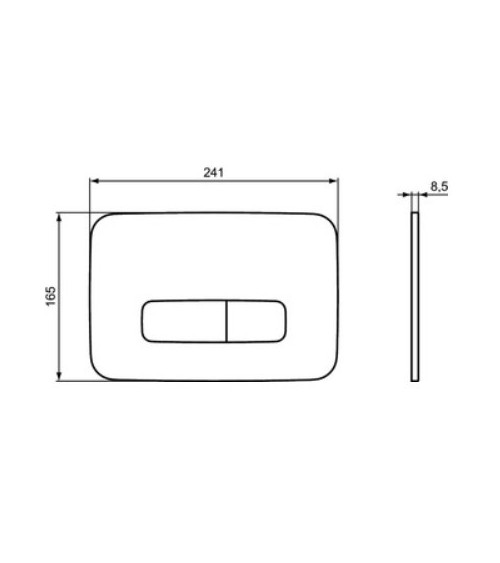 Ideal Standard OLEAS M3 nuleidimo klavišas, R0459AW