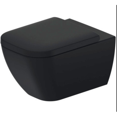 Duravit Happy D.2 pakabinamas klozetas be dangčio (Antracite spalvos)