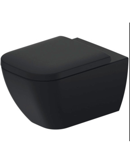 Duravit Happy D.2 pakabinamas klozetas be dangčio (Antracite spalvos)