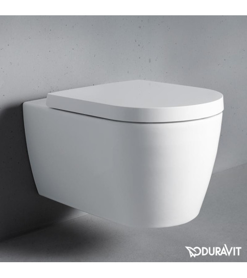 Duravit Me by Starck pakabinamas unitazas 370x570, su 'soft close' dangčiu, Rimless