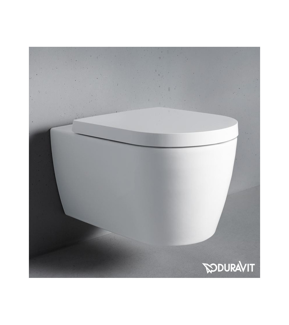 Duravit Me by Starck pakabinamas unitazas 370x570, su 'soft close' dangčiu, Rimless