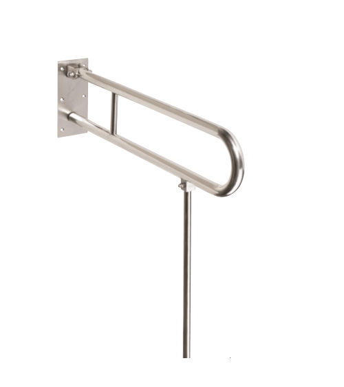 Bemeta Help Pagalbinė rankena U formos 813 mm nerūdijančio plieno (atlenkiama su koja)