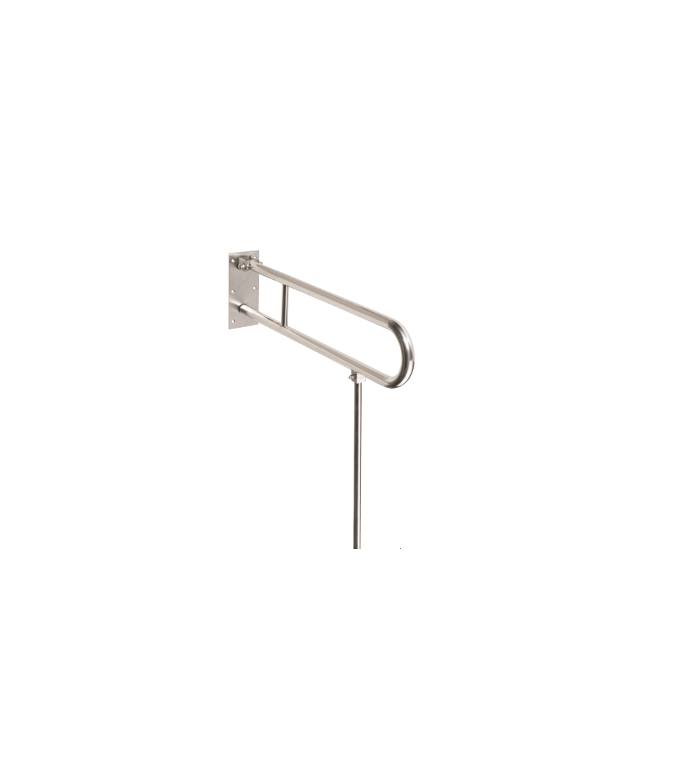 Bemeta Help Pagalbinė rankena U formos 813 mm nerūdijančio plieno (atlenkiama su koja)