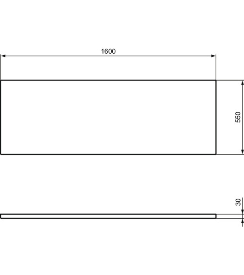 Ideal Standard i.life vonios priekinės dalies uždanga, pasirenkami matmenys