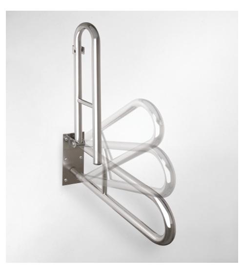 Bemeta Help Pagalbinė rankena U formos 813 mm nerūdijančio plieno (atlenkiama)