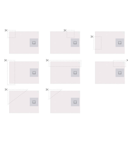 Ideal Standard Ultraflat S i.life dušo padėklas, 100x90cm, T5231, pasirenkama spalva