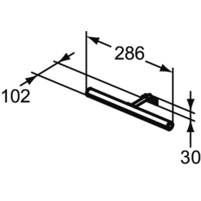 Ideal Standard Irene LED šviestuvas veidrodžiui, 6 W, 220-240 V, T2909