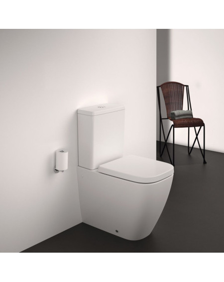 Ideal Standard i.life S pastatomas klozetas, RimLS+, T500001 be bakelio ir dangčio