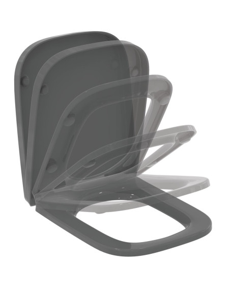 Ideal Standard i.life B klozeto dangtis su sėdyne, Soft Close&Easy Take Off, T4683