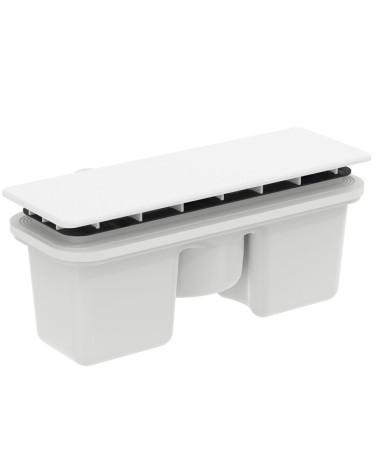 Ideal Standard Ultra Flat New sifonas dušo padėklui, su dekoratyviniu dangteliu, T5327, pasirenkama spalva