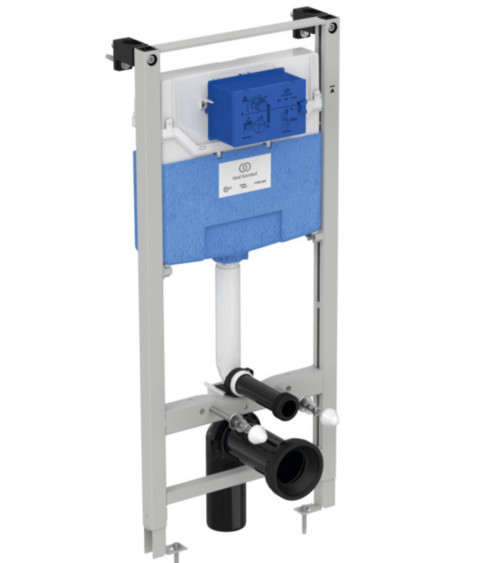 3in1 Ideal Standard Tesi klozeto komplektas su "soft close" dangčiu ir WC rėmu (juodos sp.)