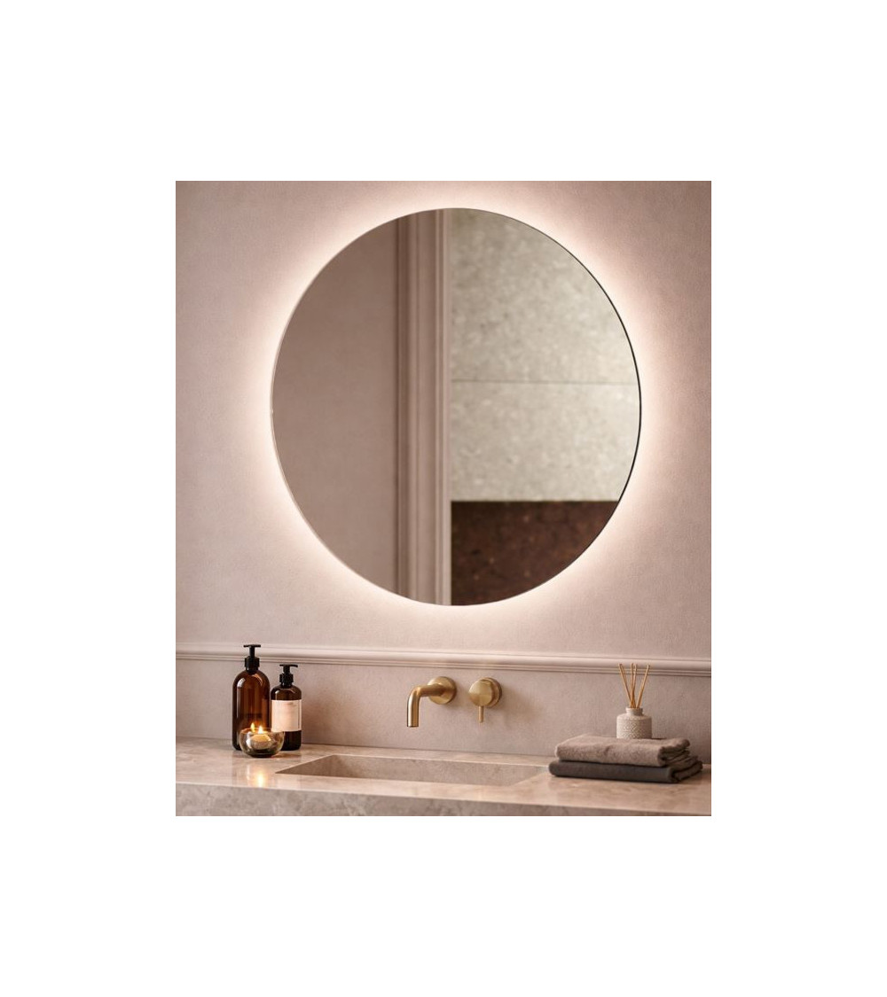 Ideal Standard Conca apvalus veidrodis su galiniu apšvietimu, pasirinkite dydį