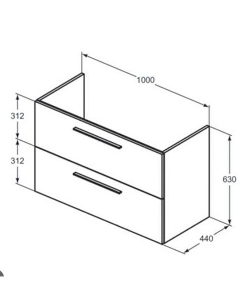 Ideal Standard i.Life A 100x44cm pakabinama vonios spintelė (pasirenkamos spalvos)