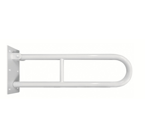 Bemeta Help Pagalbinė rankena U formos 600 mm baltos spalvos (atlenkiama)
