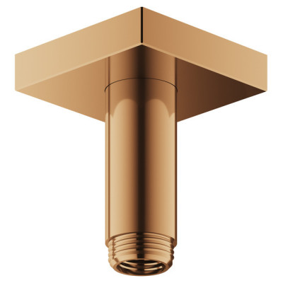 Keuco dušo galvos laikiklis iš lubų, 100mm ilgio, kvadratinė apdaila