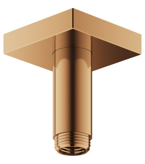 Keuco dušo galvos laikiklis iš lubų, 100mm ilgio, kvadratinė apdaila