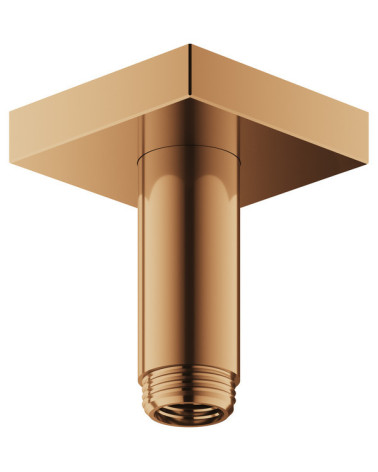 Keuco dušo galvos laikiklis iš lubų, 100mm ilgio, kvadratinė apdaila