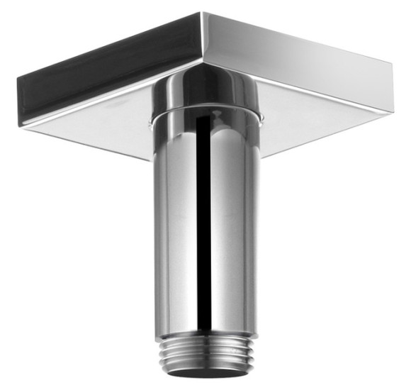 Keuco dušo galvos laikiklis iš lubų, 100mm ilgio, kvadratinė apdaila