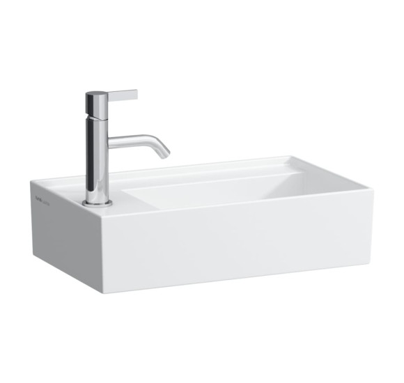 Pastatomas praustuvas Kartell by Laufen 460x280 maišytuvas Kairėje