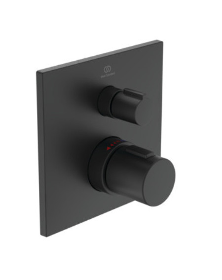 IŠPARDAVIMAS. Ideal Standard Ceratherm C100 termostatinis,potinkinis maišytuvas (vienos krypties), matinė juoda