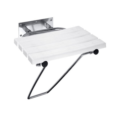 Bemeta Help Dušo kėdutė poliruoto nerūdijančio plieno (atlenkiama)