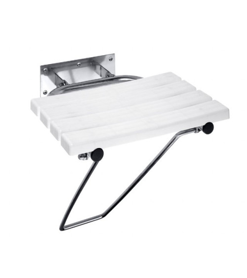 Bemeta Help Dušo kėdutė poliruoto nerūdijančio plieno (atlenkiama)