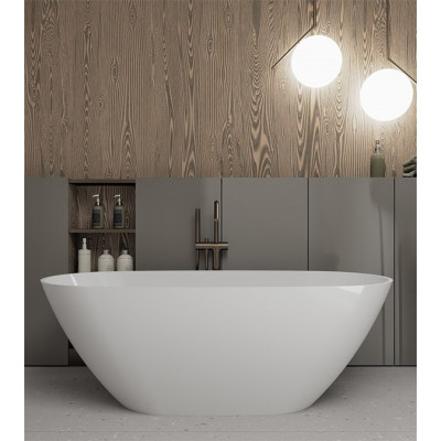 Lieto akmens vonia Inbalia Medeira su persipylimo anga, 170x77cm