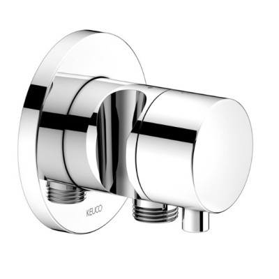 Keuco IXMO 2-jų krypčių diverteris su išvadu iš sienos ir laikikliu dušo žarnai