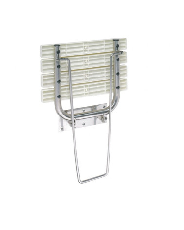 Bemeta Help Dušo kėdutė šlifuoto nerūdijančio plieno (atlenkiama)