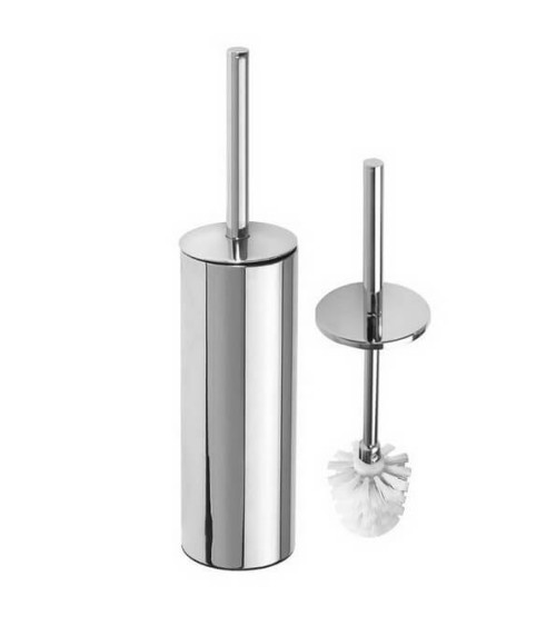Bemeta Omega pastatomas/pakabinamas WC šepečio laikiklis su šepečiu 95x380x105 mm, blizgus chromas