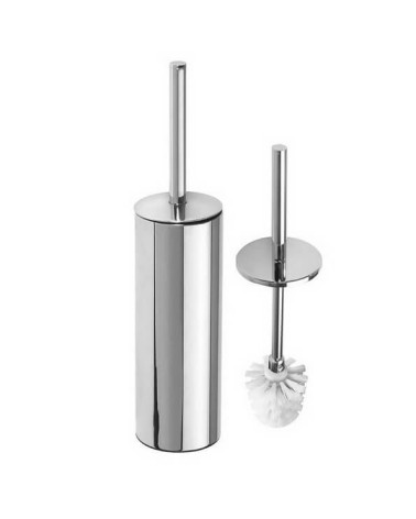Bemeta Omega pastatomas/pakabinamas WC šepečio laikiklis su šepečiu 95x380x105 mm, blizgus chromas